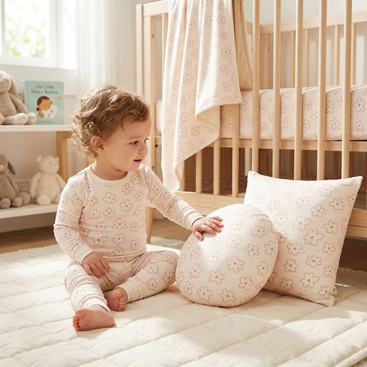 Brushed Cotton Cartoon Print Fabric for Winter Bedding – fabric texture detail