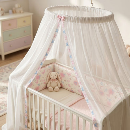 Combed Cotton Cartoon Print Fabric for Baby Bedding – additional product view