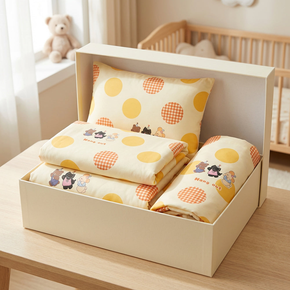 Lightweight Cotton Poplin Cartoon Print Fabric – print pattern detail