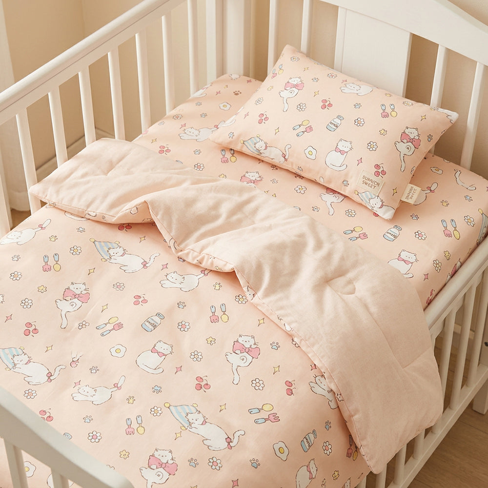 Lightweight Cotton Cartoon Print Fabric for Summer Use