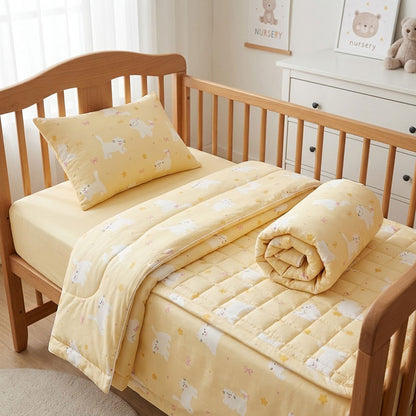 Contemporary Cotton Cartoon Print Fabric for Kids' Bedding