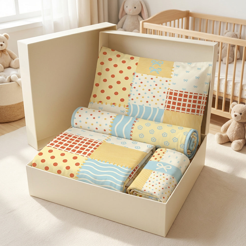 Cotton Cartoon Print Fabric for Baby Home Textiles – print pattern detail