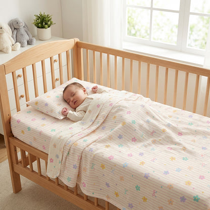 2.5 m Extra-Wide Cotton Cartoon Print Fabric – fabric texture detail