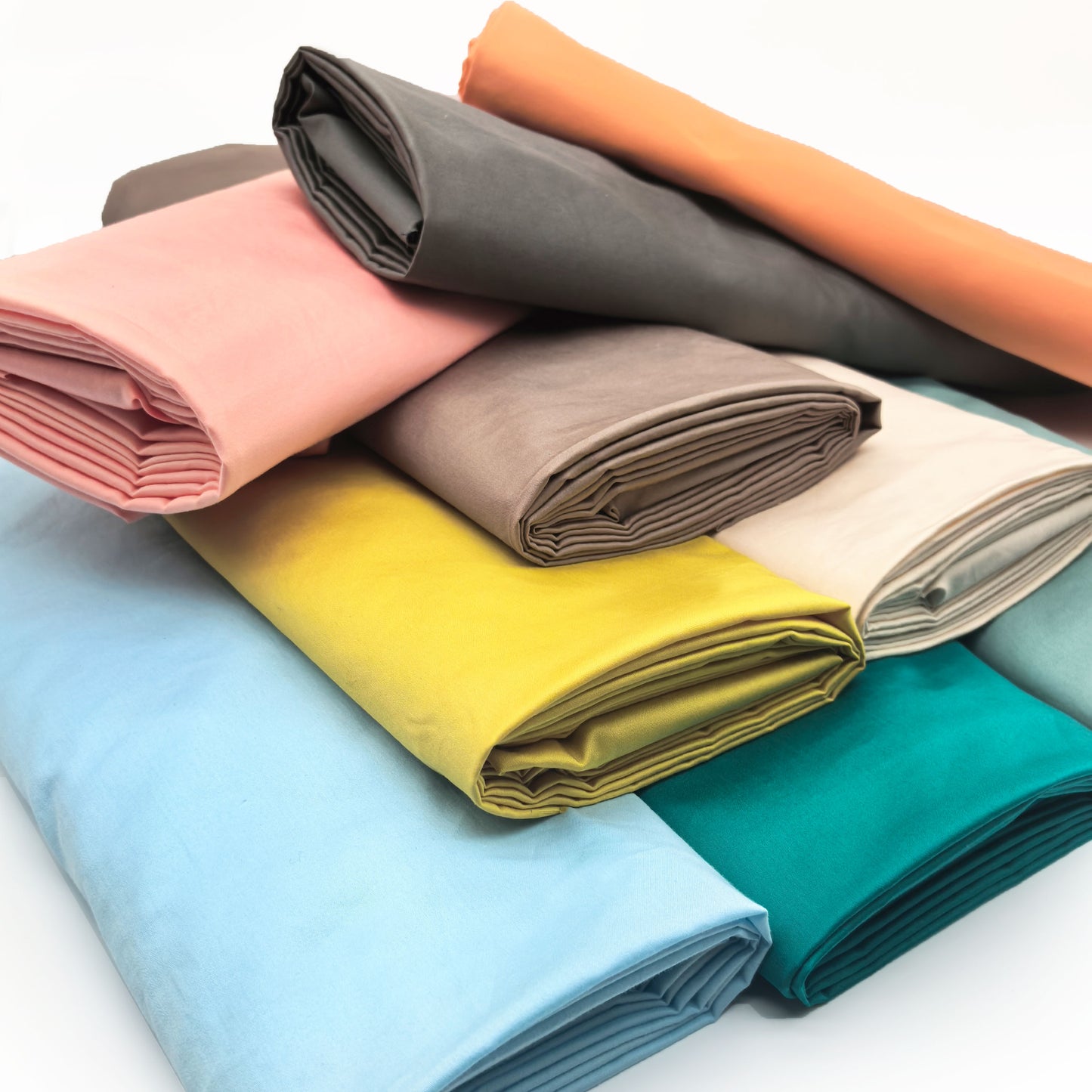 100% Cotton Solid Dyed Fabric for Bedding and Home Textiles – main product view