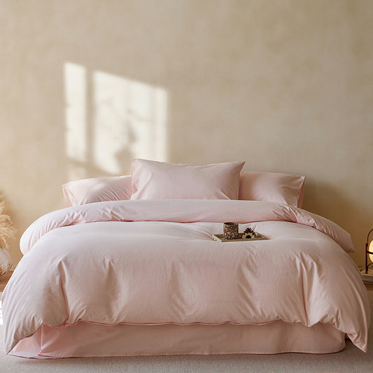 100% Cotton Solid Dyed Fabric for Bedding and Home Textiles – solid color and fabric surface detail
