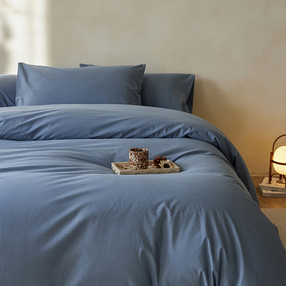 Pure Cotton Solid Dyed Fabric for Bed Sheets and Pillowcases – weave texture and bedding application