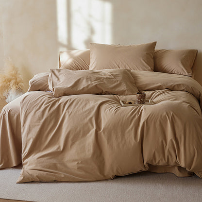 Cotton Solid Dyed Fabric for Hotel Bedding and Home Décor – solid color and fabric surface detail