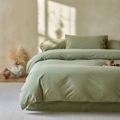 Soft Cotton Solid Dyed Fabric for Loungewear and Home Textiles – weave texture and bedding application
