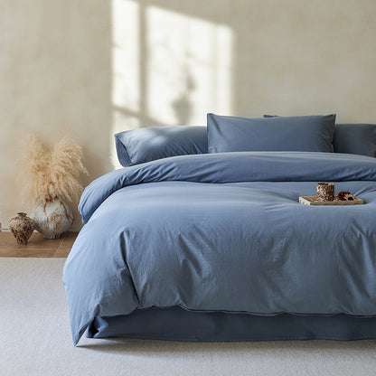 Durable Soft Cotton Solid Dyed Fabric for Heavy-Duty Home Textiles – solid color and fabric surface detail