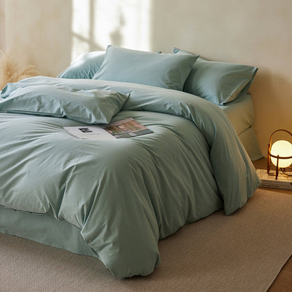 Smooth Cotton Solid Dyed Fabric for Luxury Bedding Sets – main product view