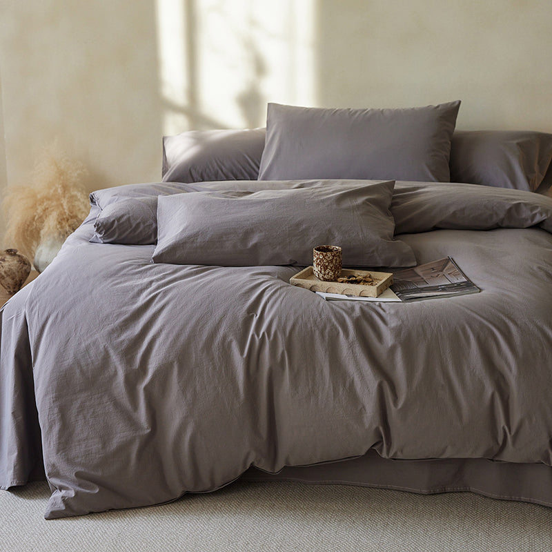 Cotton Twill Solid Dyed Fabric for Durable Quilt Covers – weave texture and bedding application