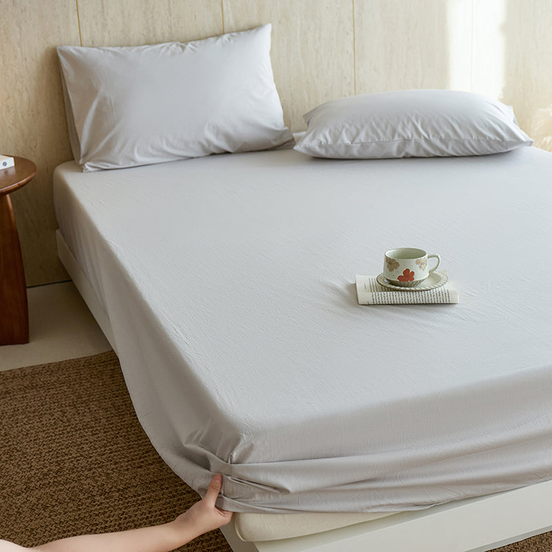 Cotton Sateen Solid Dyed Fabric for High-Thread-Count Sheets – weave texture and bedding application