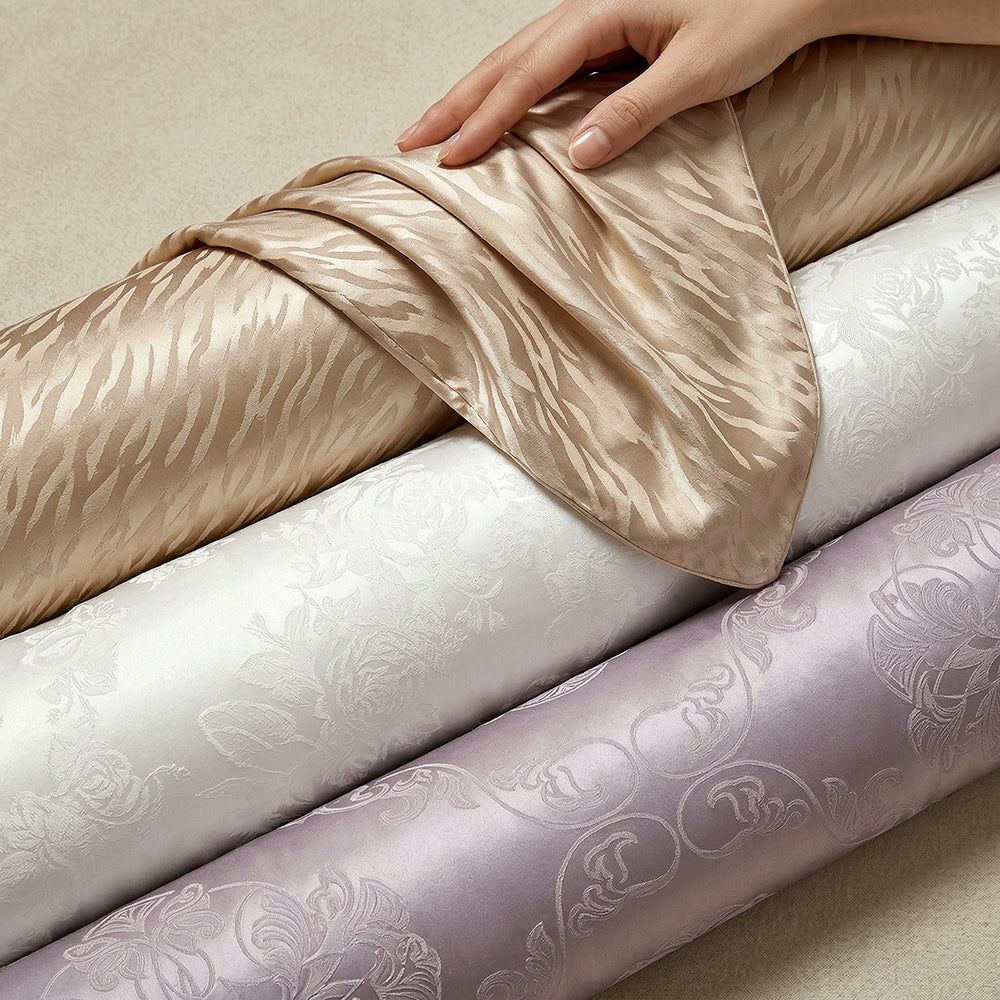 Extra-Wide 100% Cotton Jacquard Fabric for King Bedding – main product view