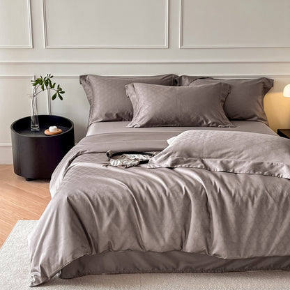 Extra-Wide 100% Cotton Jacquard Fabric for King Bedding – jacquard texture and application detail