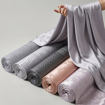 Wrinkle-Resistant Cotton Jacquard Fabric for Bed Sets – main product view