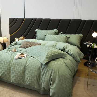 Custom 100% Cotton Jacquard Fabric for Bedding – jacquard texture and application detail