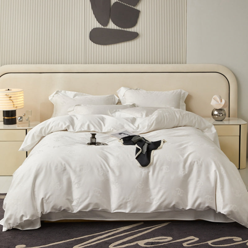 Durable Breathable Cotton Jacquard Fabric for Bedding – alternate fabric and bedding view