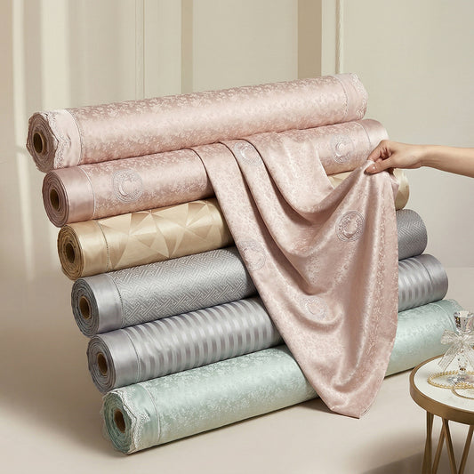 Double-Layer Cotton Jacquard Fabric for Bedding – main product view