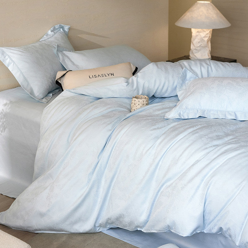 Embossed Cotton Jacquard Fabric for Pillowcases – jacquard texture and application detail