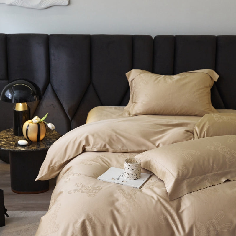 Multi-Finish Cotton Jacquard Fabric for Bedding Sets – main product view