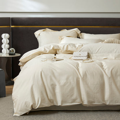 Reactive Printed Cotton Jacquard Fabric for Bedding – jacquard texture and application detail
