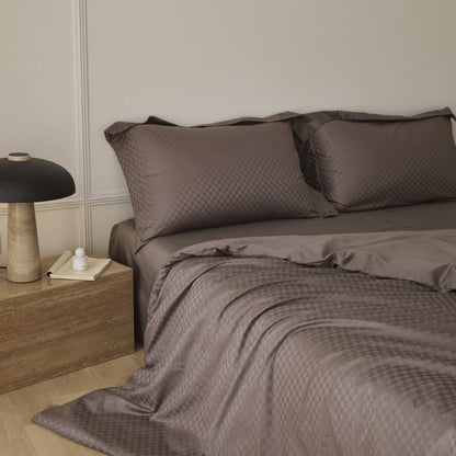 Wholesale 100% Cotton Jacquard Fabric with Custom Finishes – color, weave and finish detail