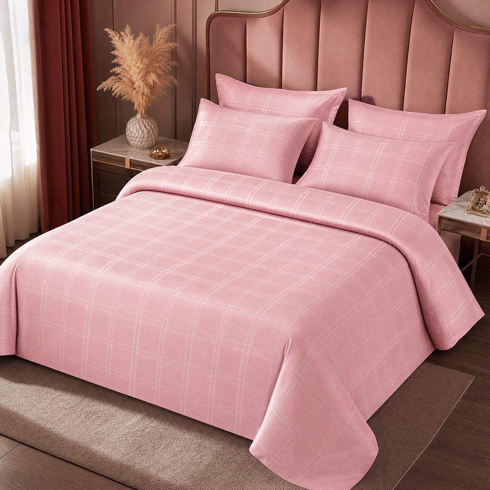 Geometric Cotton Jacquard Fabric for Modern Bedspreads – jacquard texture and application detail