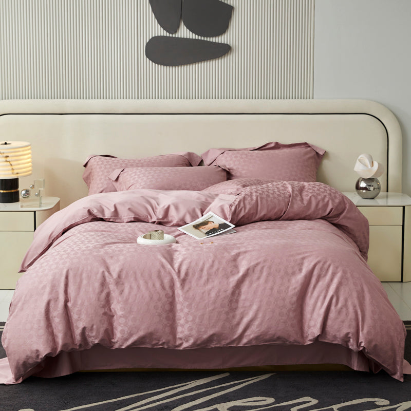Extra-Wide Cotton Jacquard Fabric for King Bed Linens – main product view