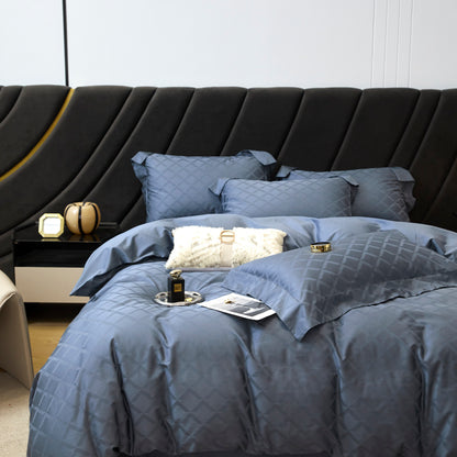 Bio-Washed Cotton Jacquard Fabric for Premium Bedding – main product view