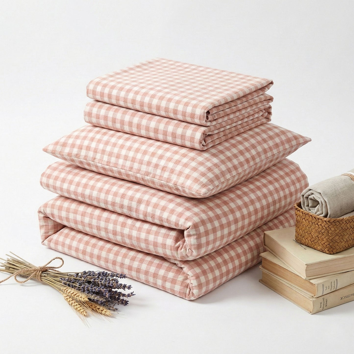 Floral 100% Cotton Washed Printed Fabric for Bedding and Pajamas – pattern, finish and additional product view
