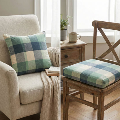 Geometric 100% Cotton Washed Printed Fabric for Home Textiles – cotton texture and application detail