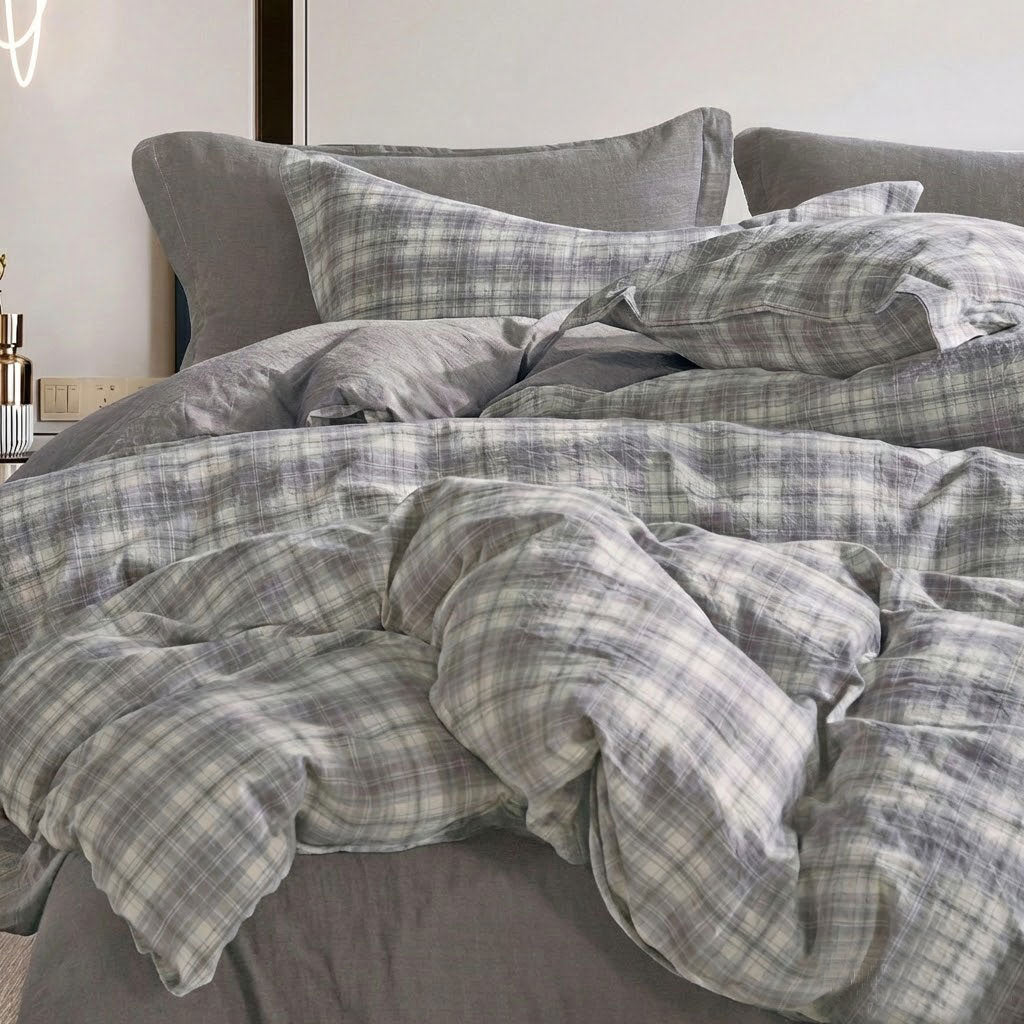 Soft 100% Cotton Washed Printed Fabric for Bed Sheets – main product view