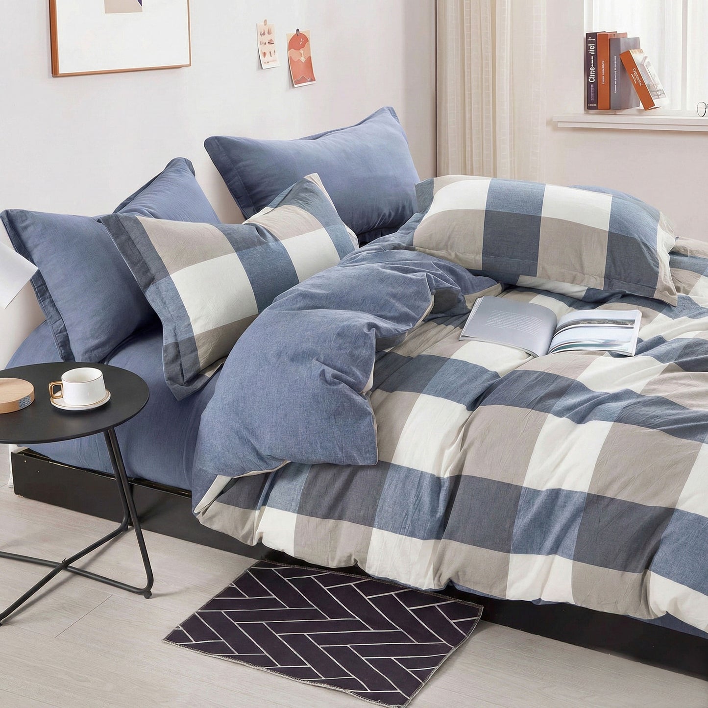 Washed 100% Cotton Fabric for Pillowcases and Bedding – main product view