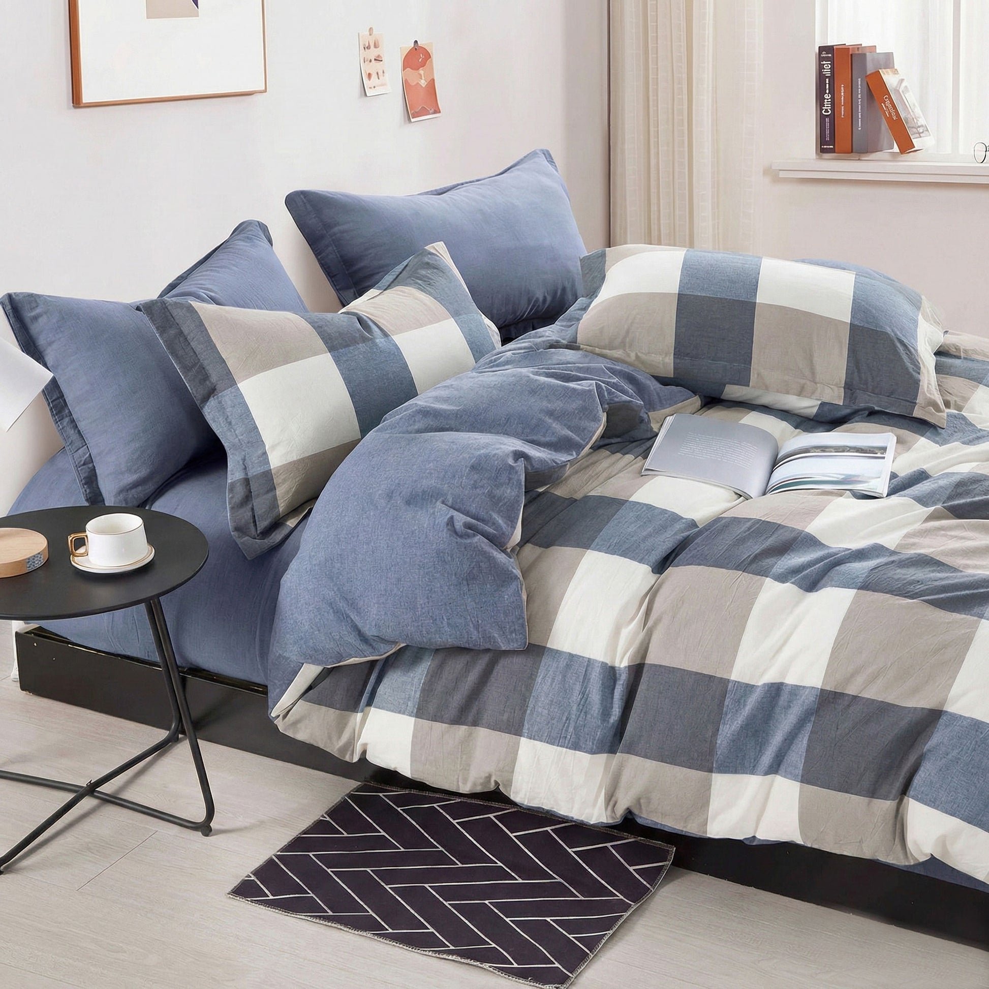 Washed 100% Cotton Fabric for Pillowcases and Bedding – main product view