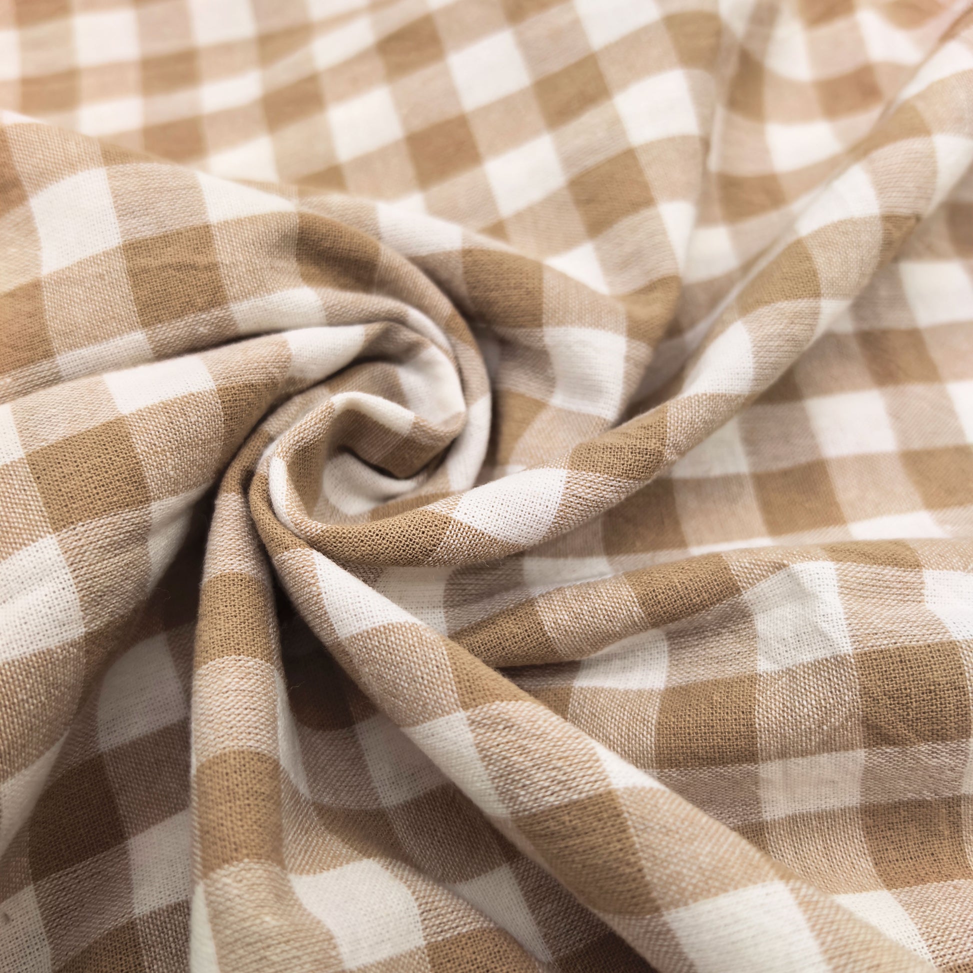 Yarn-Dyed 100% Cotton Washed Fabric for Sheet Manufacturing – washed cotton surface and pattern detail