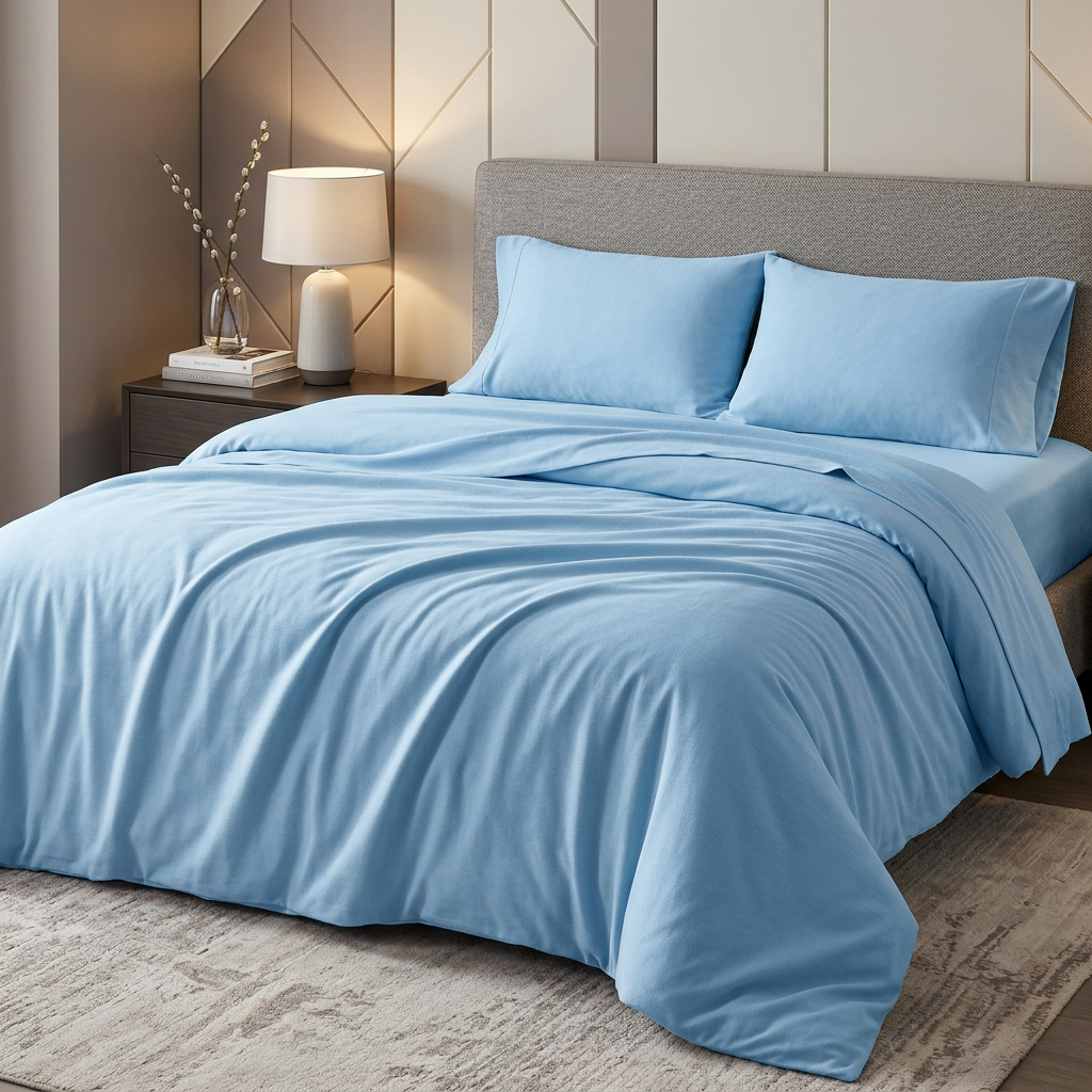 Smooth Microfiber Solid Dyed Fabric for Sheets and Nightwear – main product view