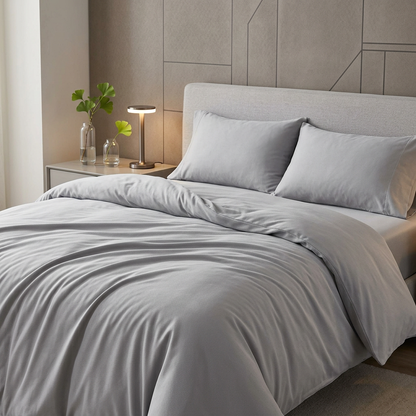 Solid Dyed Microfiber Fabric for Bed Covers and Sleepwear – main product view