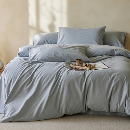 Solid Dyed Microfiber Fabric for Bed Covers and Sleepwear – color, finish and additional product view