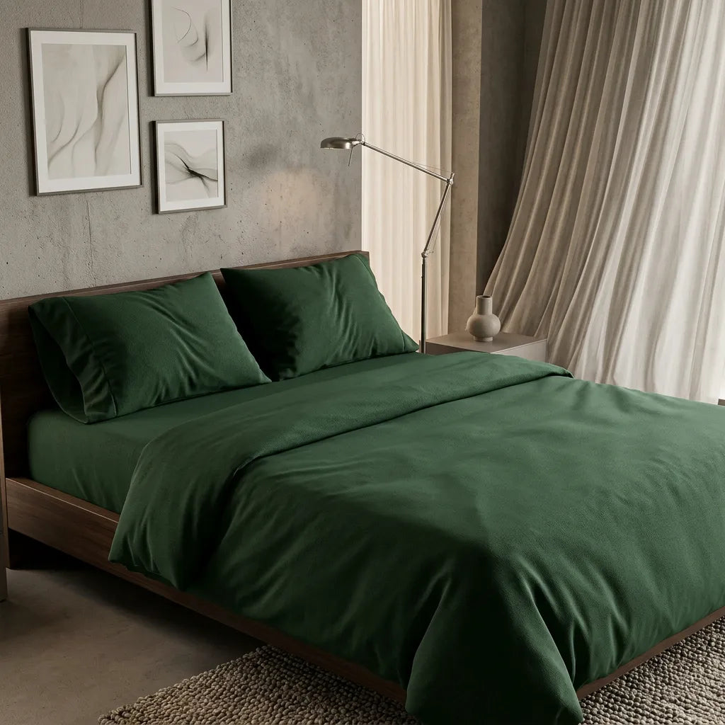 Wide-Width Microfiber Solid Dyed Fabric for Sheets and Duvet Covers – main product view