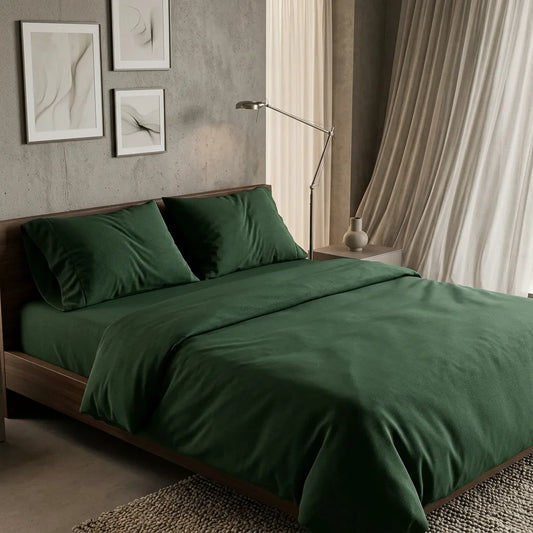 Wide-Width Microfiber Solid Dyed Fabric for Sheets and Duvet Covers – main product view
