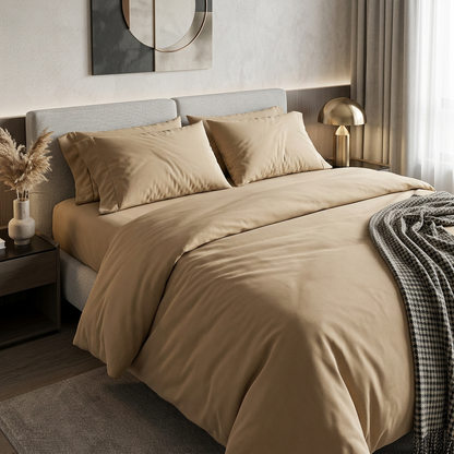 High-Density Microfiber Solid Dyed Fabric for Bed Sheets – main product view