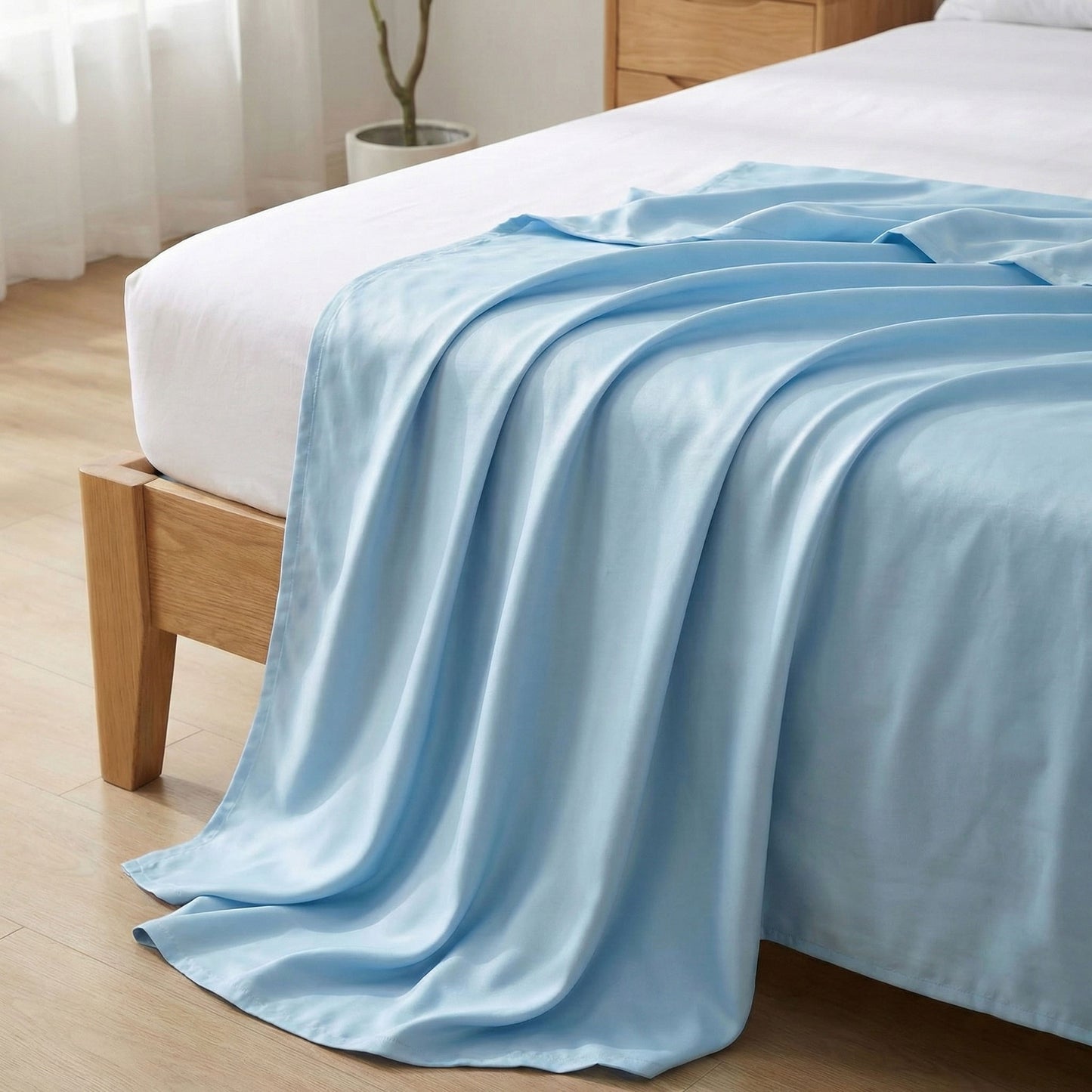 Microfiber Solid Dyed Fabric for Hotel Sheets and Duvet Covers – color, finish and additional product view