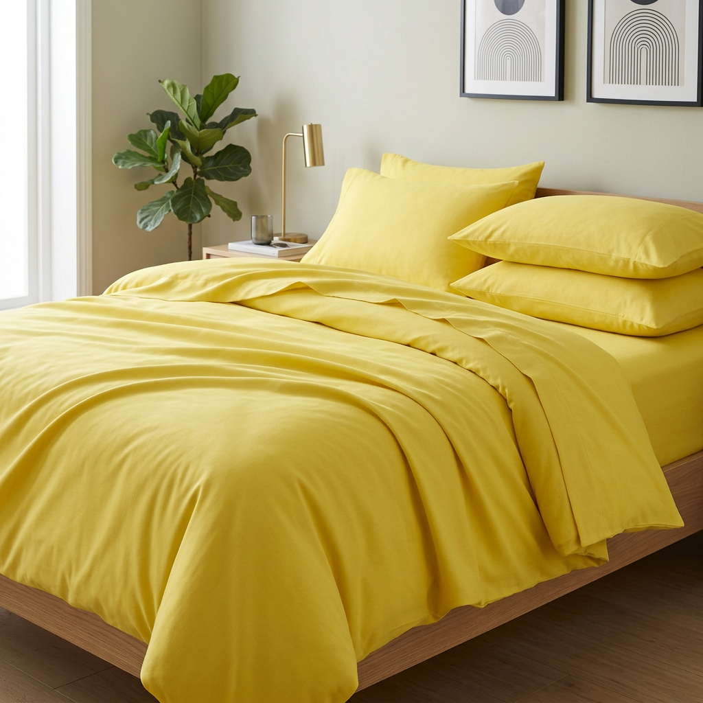 Wide-Width Microfiber Solid Dyed Fabric for Bedding and Apparel – main product view