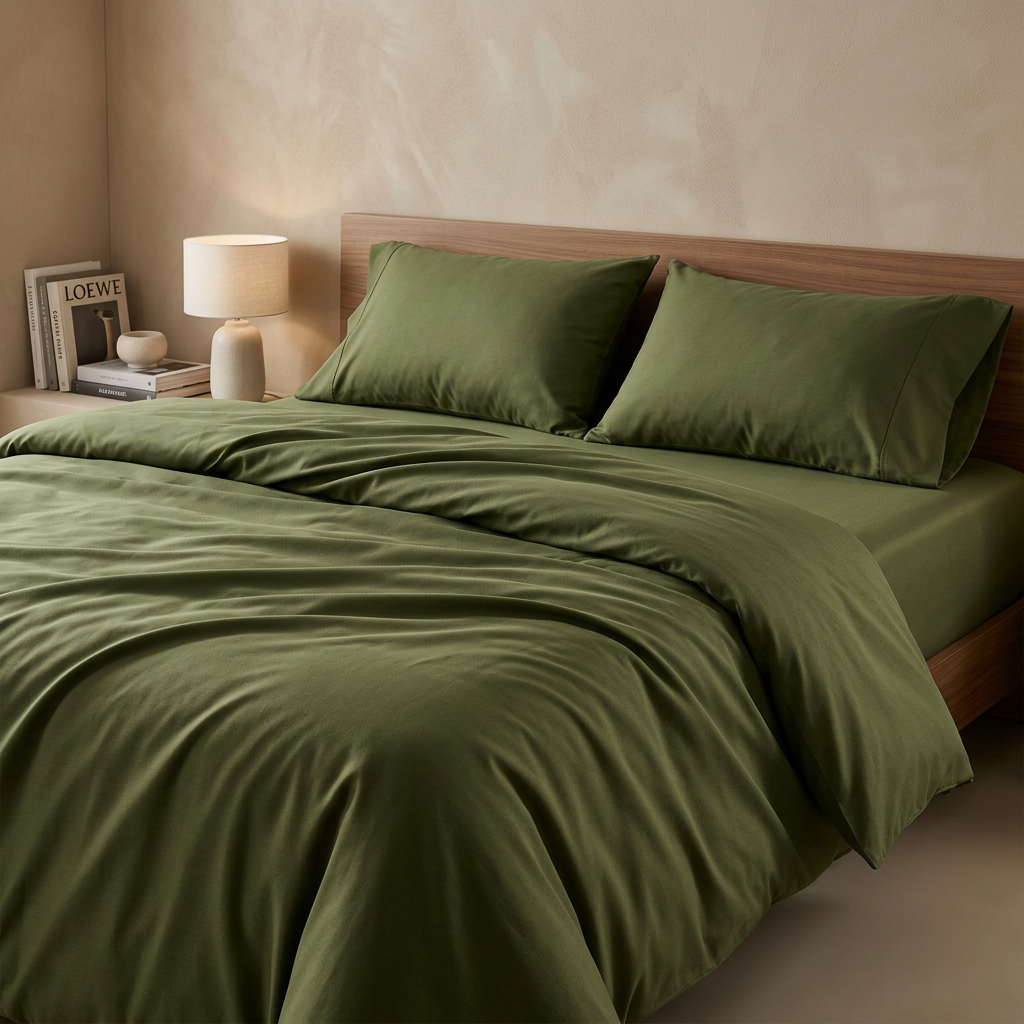 Factory-Supply Microfiber Solid Dyed Fabric for Bedding – solid color and fabric surface detail
