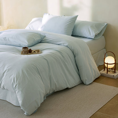 High-Weight Microfiber Solid Dyed Fabric for Bedding and Robes – solid color and fabric surface detail