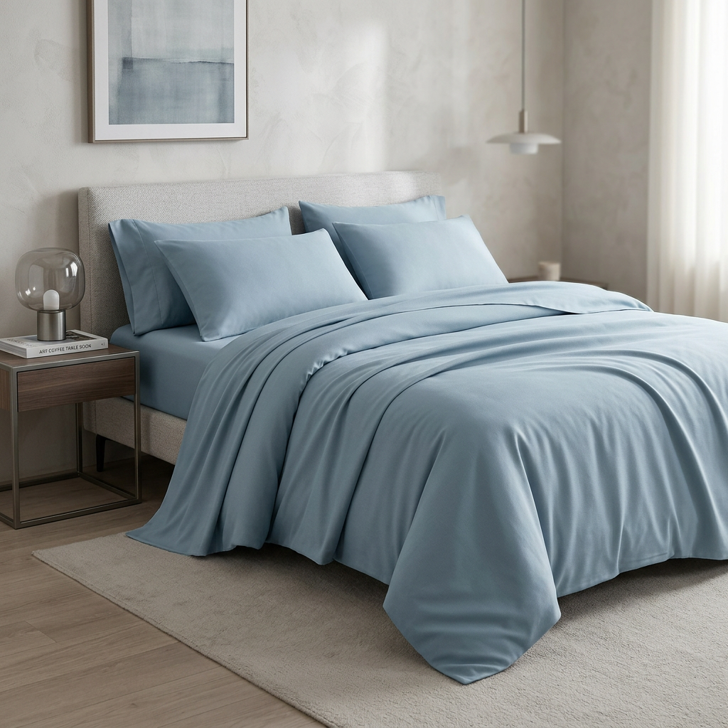 Microfiber Solid Dyed Fabric for Private-Label Bed Sheets – main product view