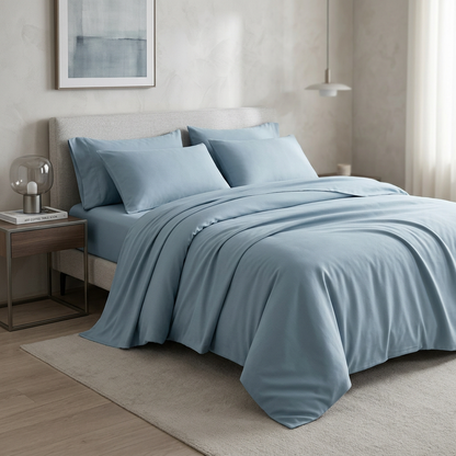 Microfiber Solid Dyed Fabric for Private-Label Bed Sheets – main product view