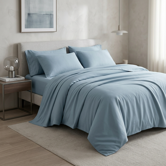 Microfiber Solid Dyed Fabric for Private-Label Bed Sheets – main product view