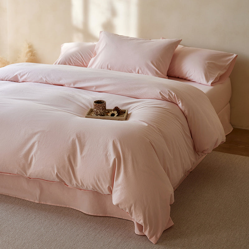 Textured Microfiber Solid Dyed Fabric for Premium Bedding – microfiber texture and application detail