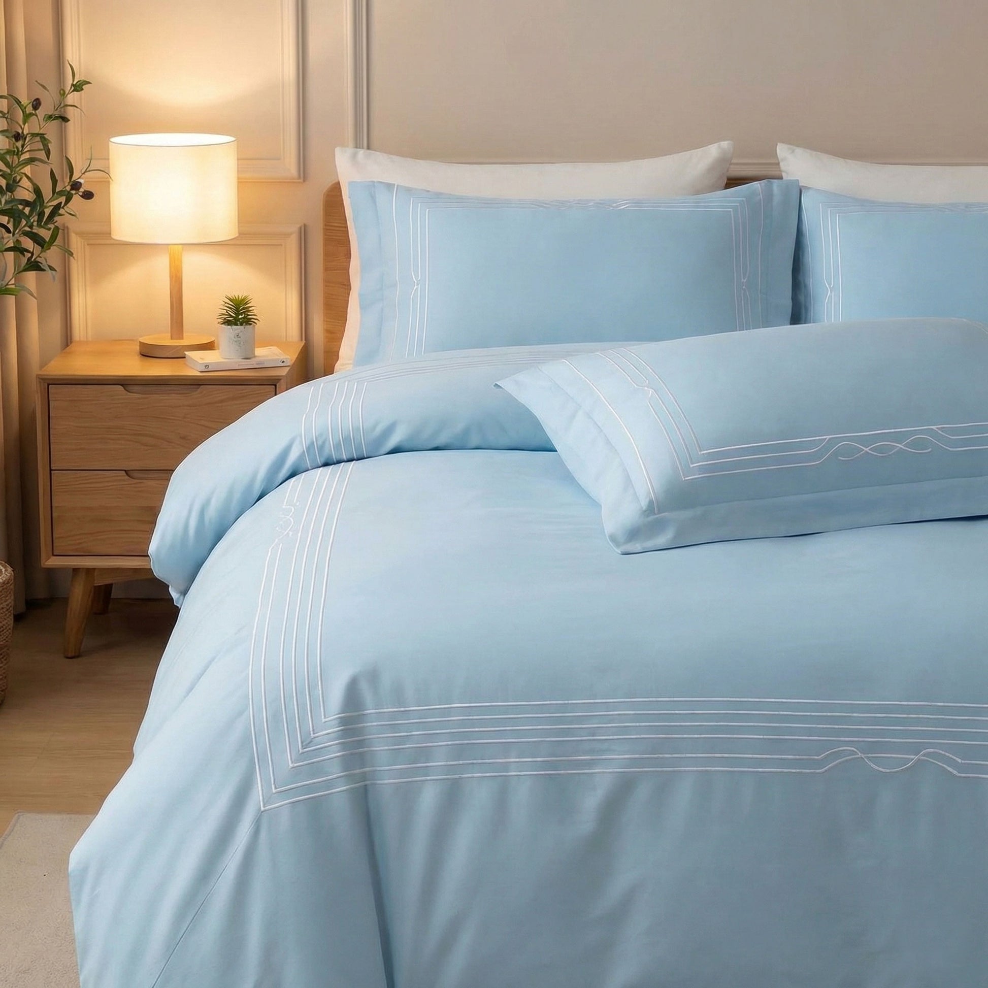 Custom Microfiber Solid Dyed Fabric for Sheets and Nightgowns – color, finish and additional product view